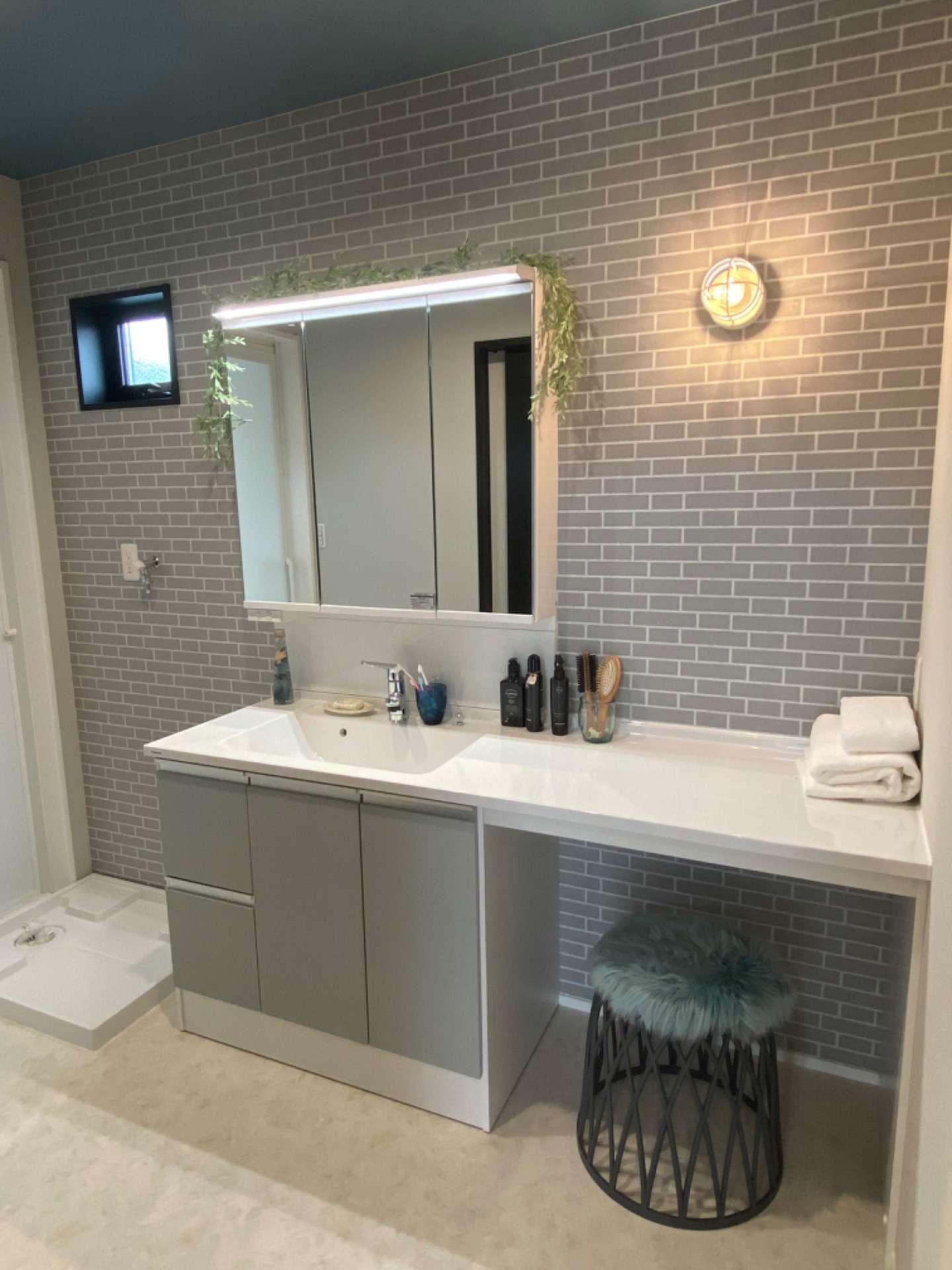 【家族でゆったり使える洗面スペース🫧】宮崎市で新築・リノベーション | mikiデザインハウス