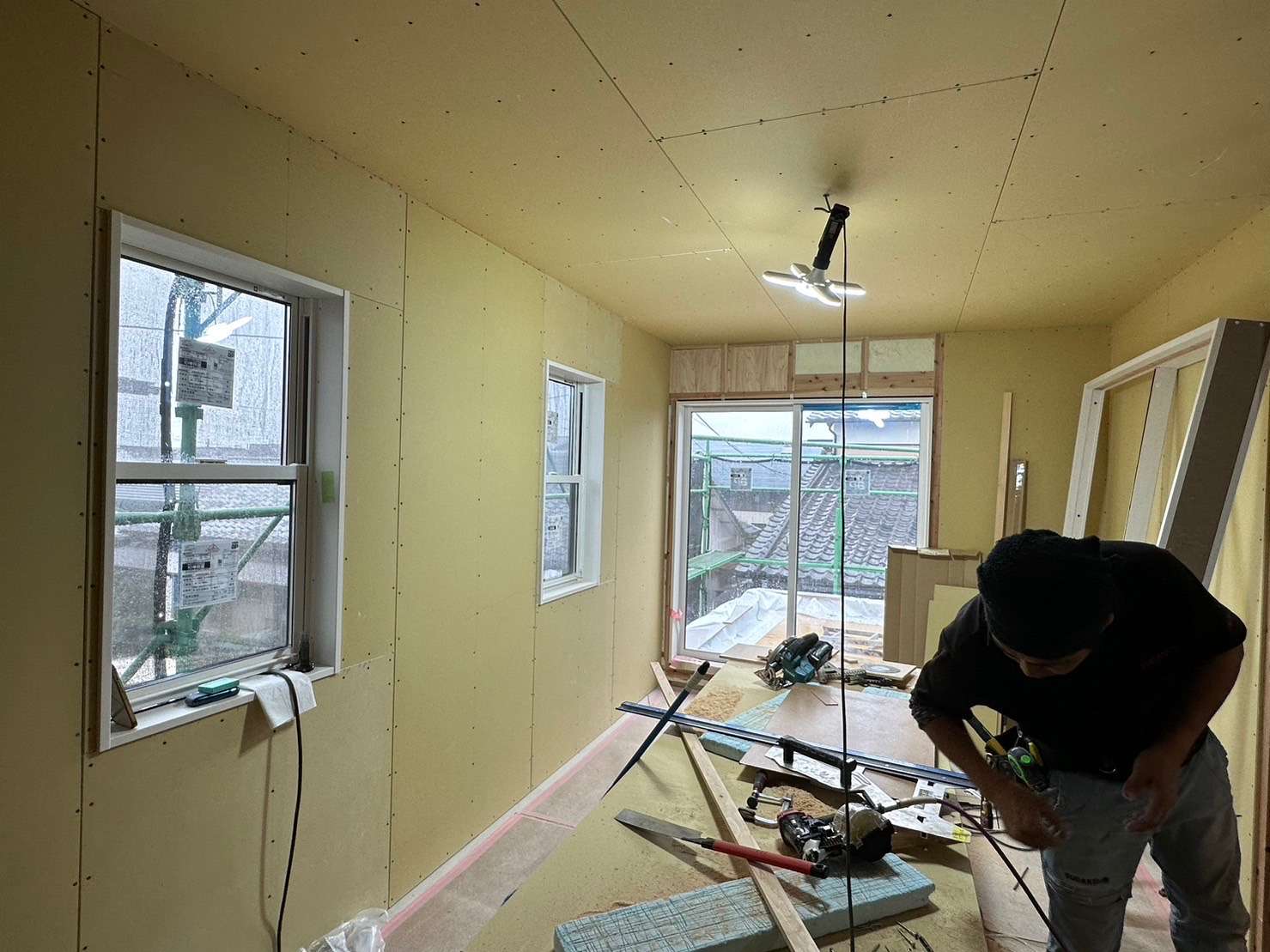 【K様邸　石膏ボードの施工が進んでいます！✨】宮崎市で新築・リノベーション | mikiデザインハウス